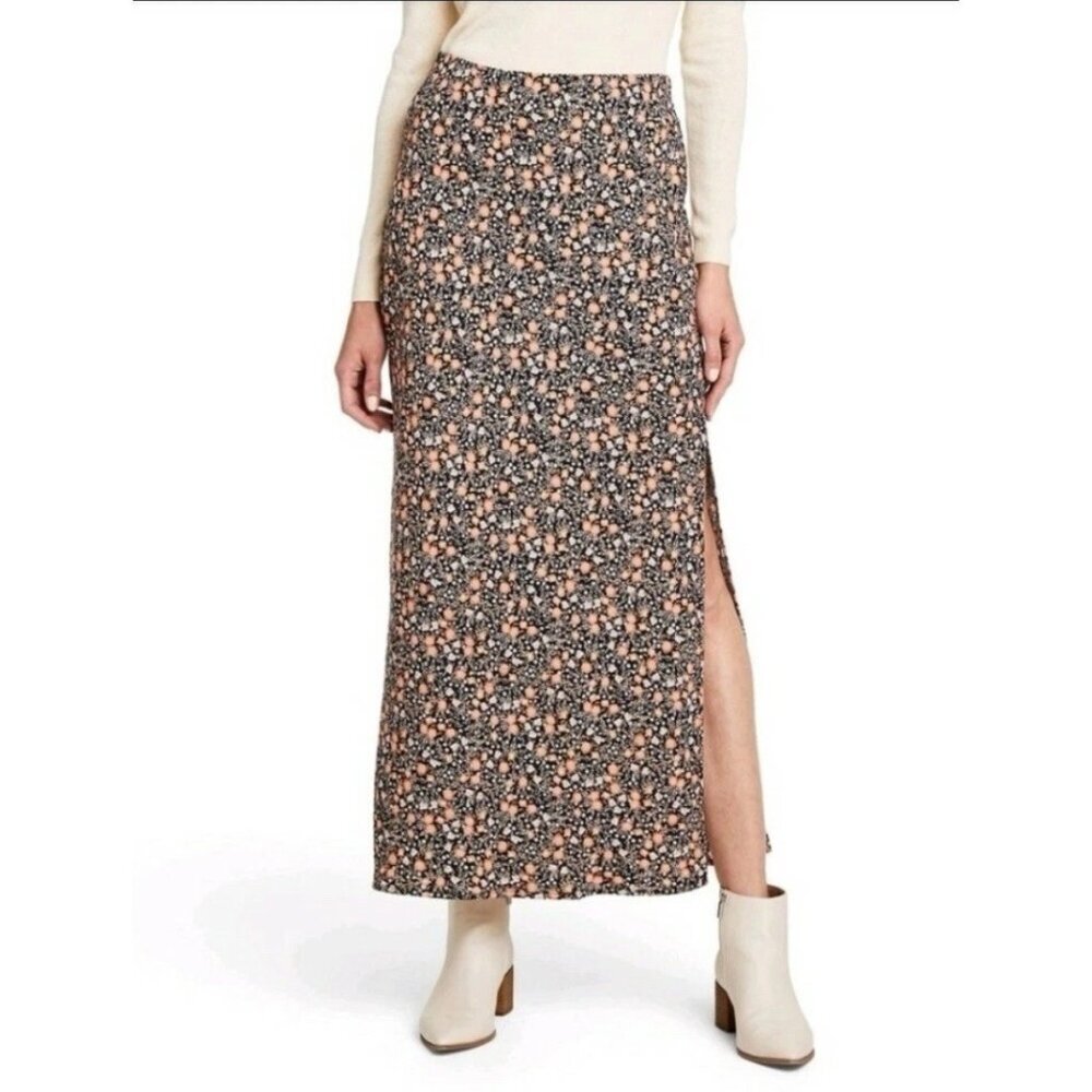 Nili Lotan x Target Women’s Floral Print Maxi A-line Skirt Size M
